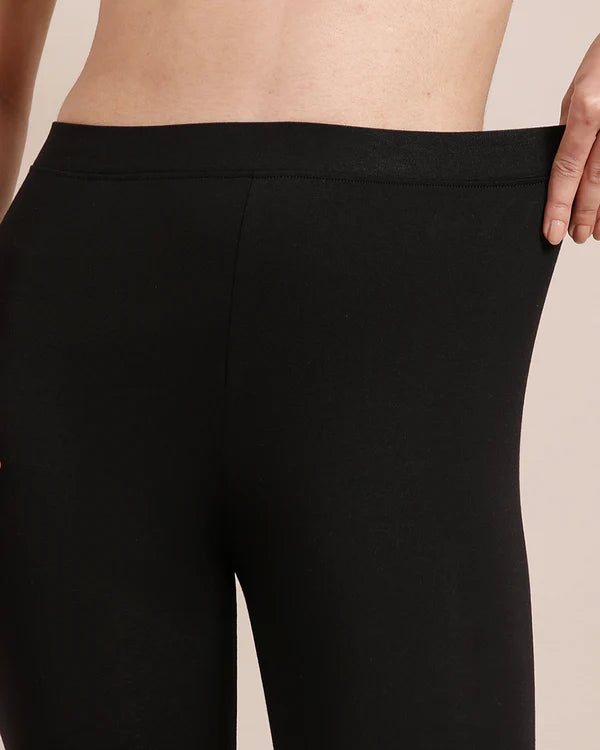 Bamboo Modal Ankle Legging - Black