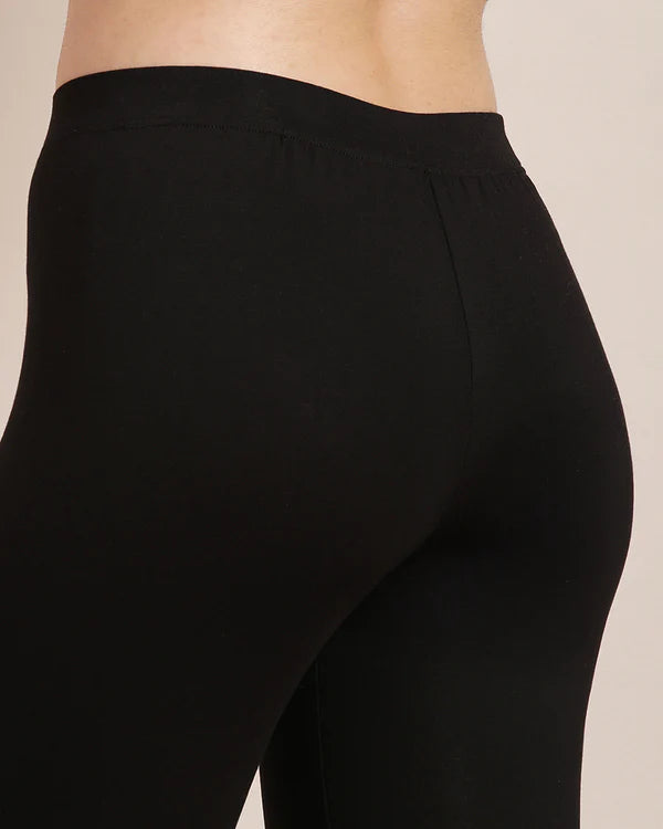 Bamboo Modal Ankle Legging - Black