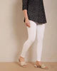 Bamboo Modal Ankle Legging - White