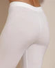 Bamboo Modal Ankle Legging - White