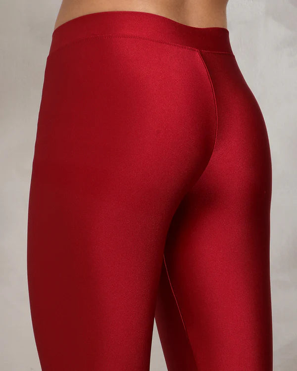 Shimmer Legging - Red Velvet