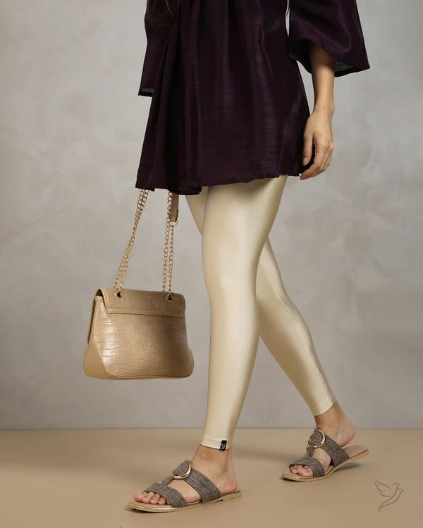 Shimmer Legging - Pearly Vanilla