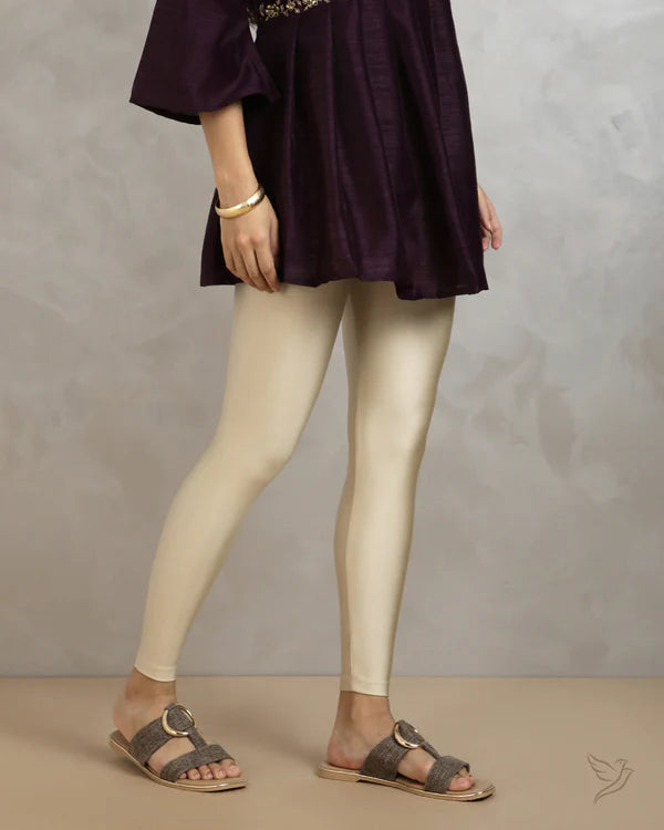 Shimmer Legging - Pearly Vanilla